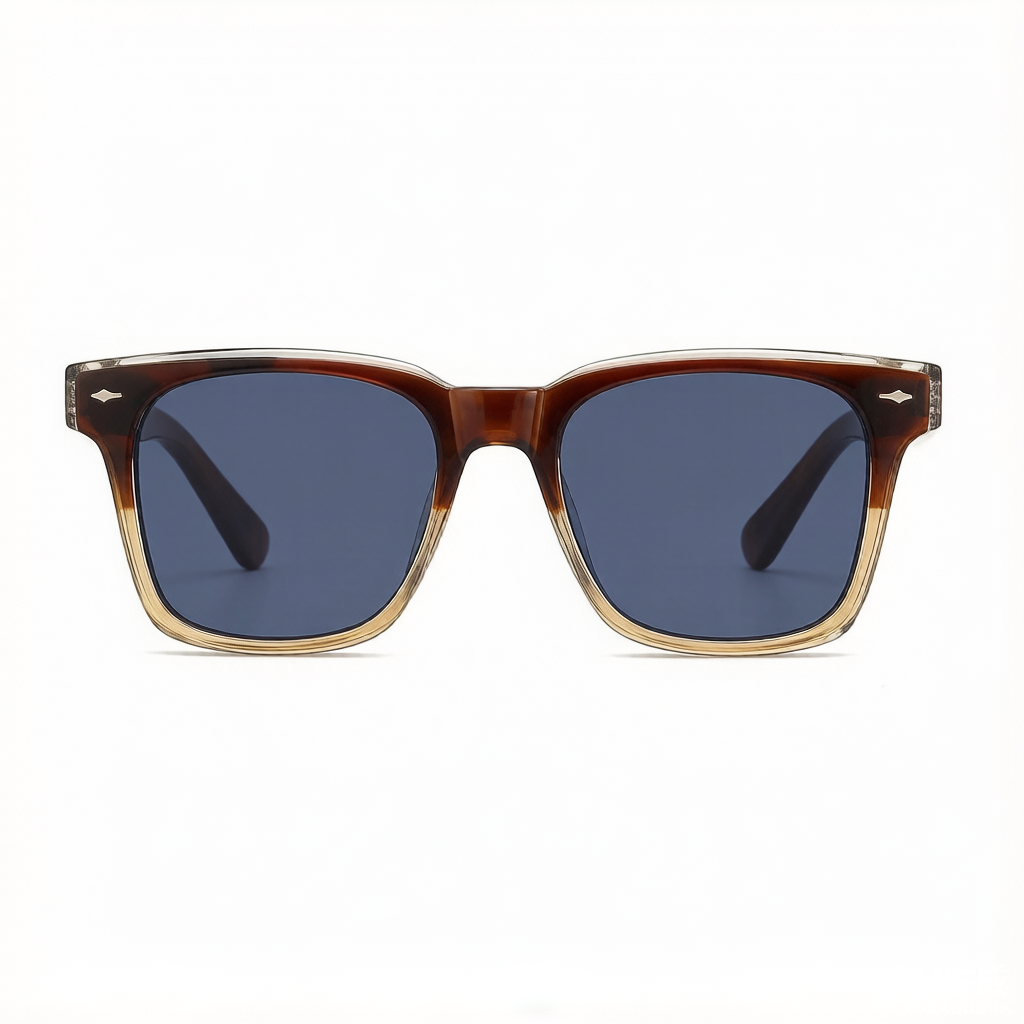 carfia-uv-protection-lightweight-tr-square-brown-gold-frame-polarized-sunglasses-front