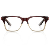 Carfia Men's Large Eyeglasses Italian Design Acetate Frame Blue Light Blocking front