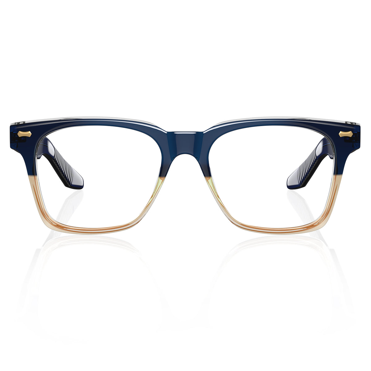 Carfia Men's Large Eyeglasses Italian Design Frame Blue Light Blocking Eyewear front