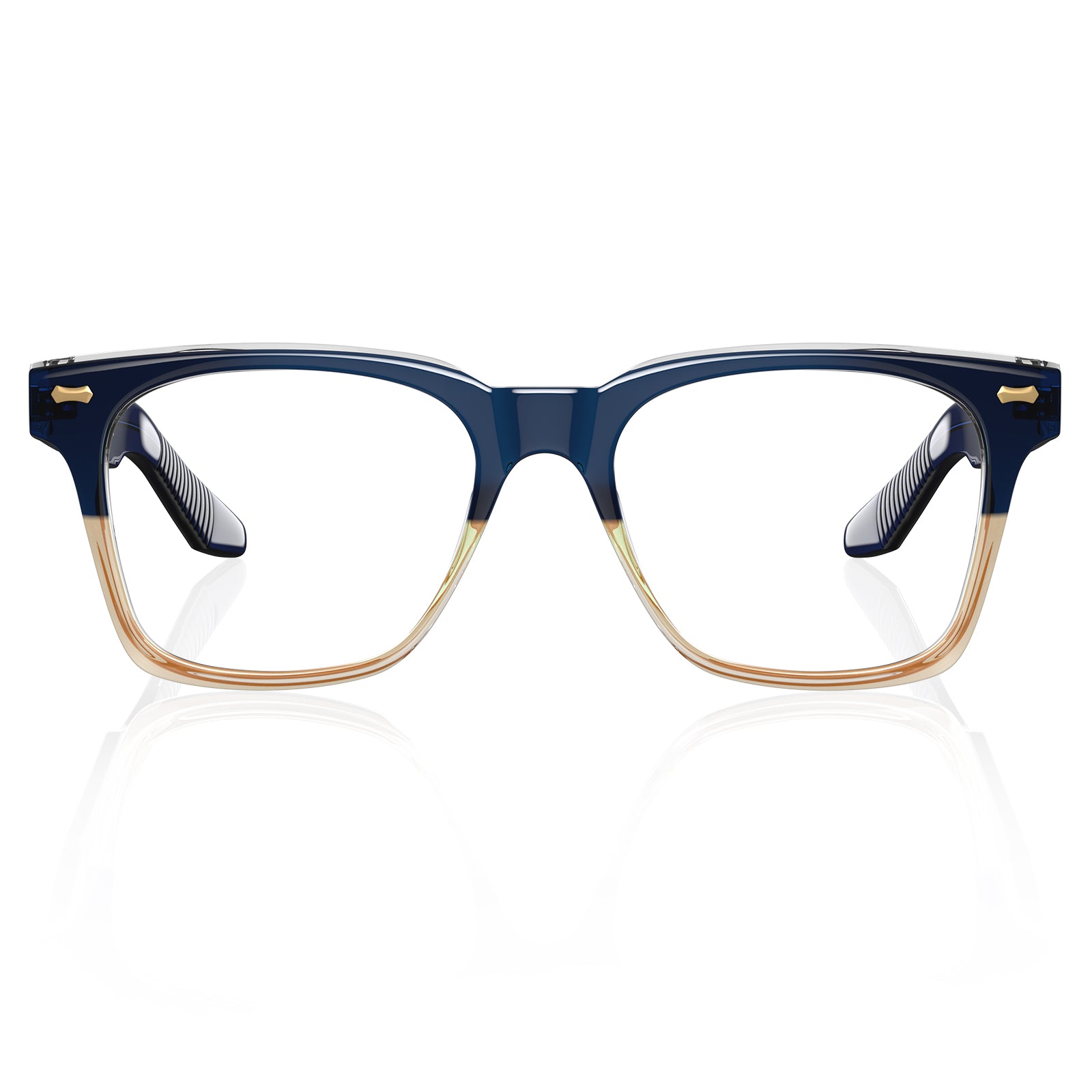 Carfia Men's Large Eyeglasses Italian Design Frame Blue Light Blocking Eyewear front