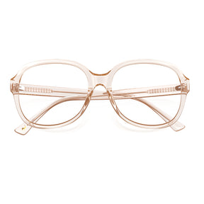 Carfia Oversized Pink Acetate Eyeglasses for Women Italian Optical Frames Square handmade eyewear flod