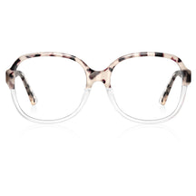 Carfia Oversized Tortoise Women Eyeglasses Italian Acetate Square Frames front