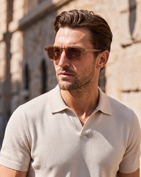 Carfia Prescription Sunglasses CA5401-C05 Imported Italian Acetate Frame men lifestyle