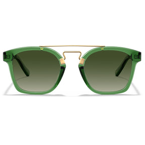 Carfia Retro Square Sunglasses Women Men UV400 Double Bridge Acetate Shades front