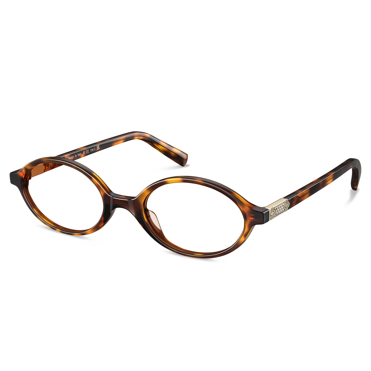 Carfia Women's Oval Acetate Glasses – Italian Design Tortoiseshell Lightweight Eyeglasses-angle