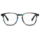 Downey prescription eyeglasses side profile showing acetate frame-front