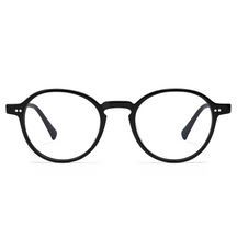 Finco FC01 Lightweight Acetate Round Eyeglasses Prescription Blue Light Glasses FRONT