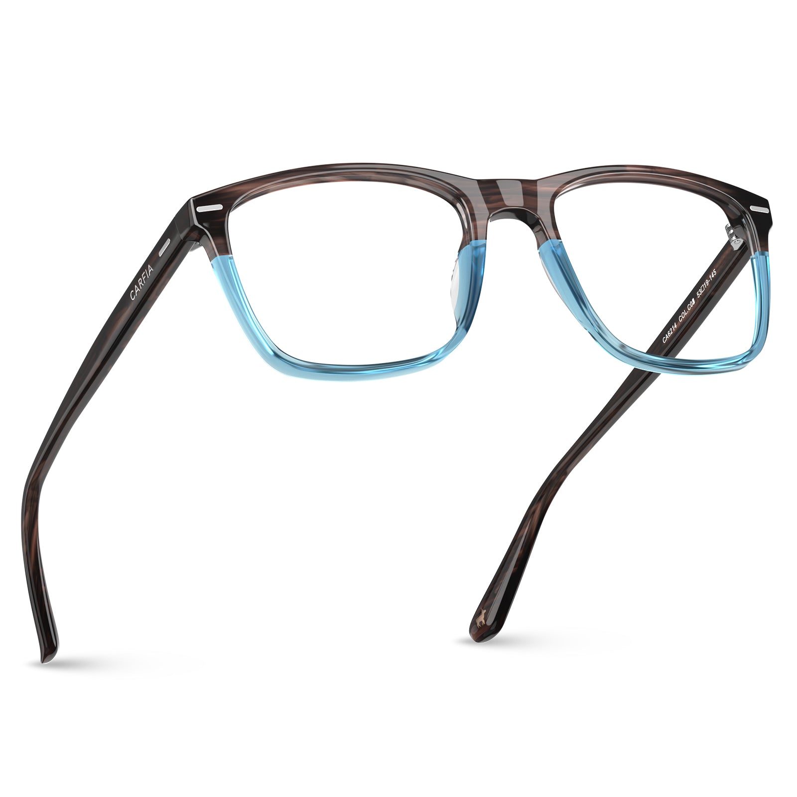 Italian acetate  brown-blue tortoiseshell prescription,-blue light unisex  designer eyewear fly