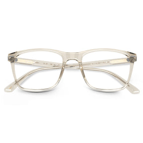 Italian acetate  gold clear prescription-blue light unisex designer eyewear men-flod