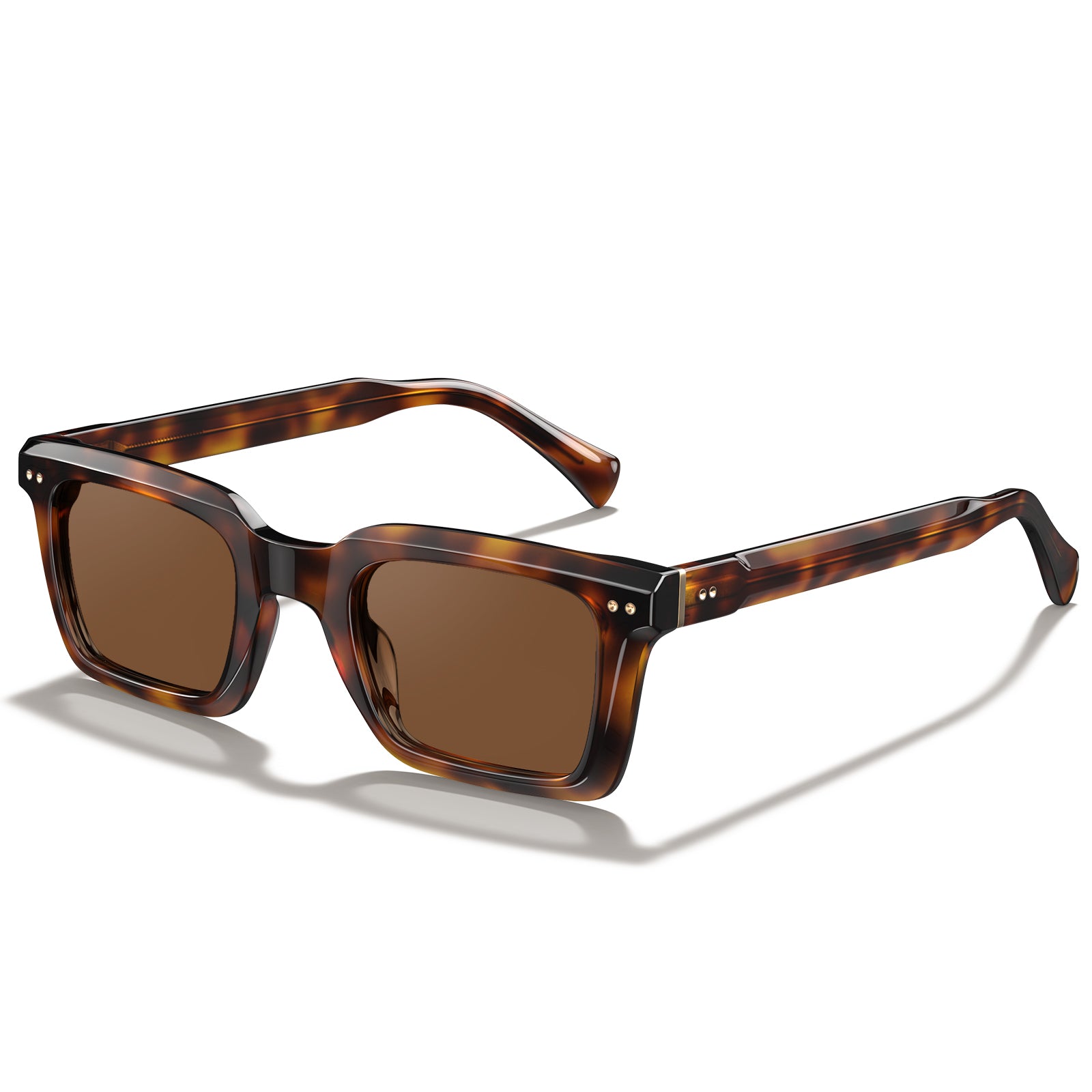 Prescription Sunglasses for Men UV400 Polarized Acetate Frame CARFIA eyewear angle