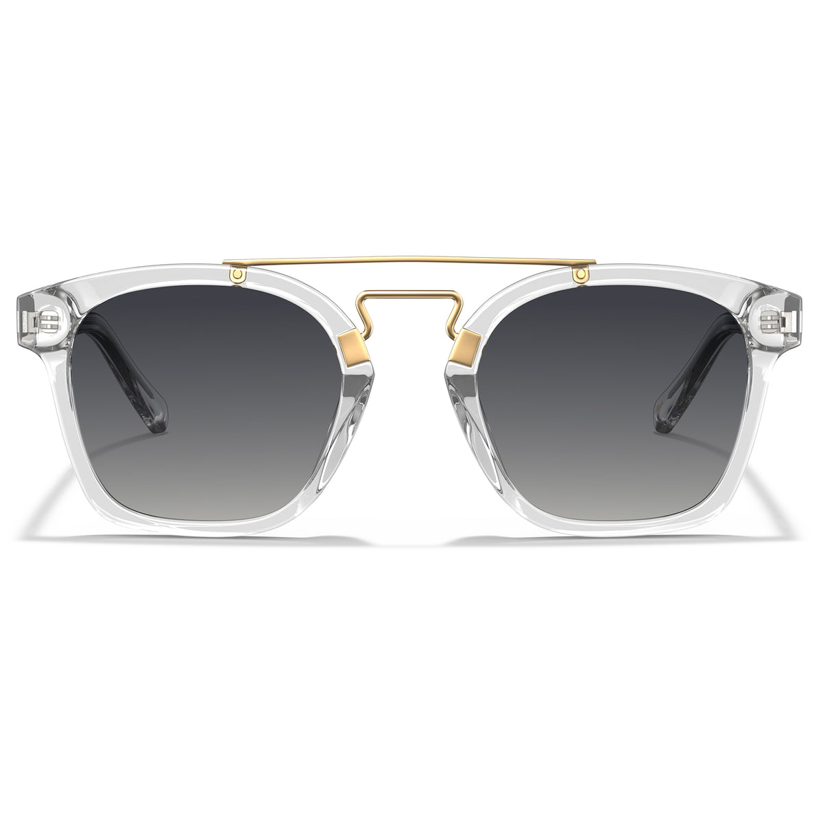 Retro Polarized Sunglasses Womens UV400 Premium Square Acetate Shades Carfia