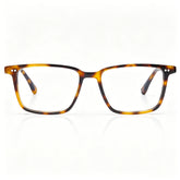 Timeless Tortoiseshell CARFIA Martia Square Eyeglasses front