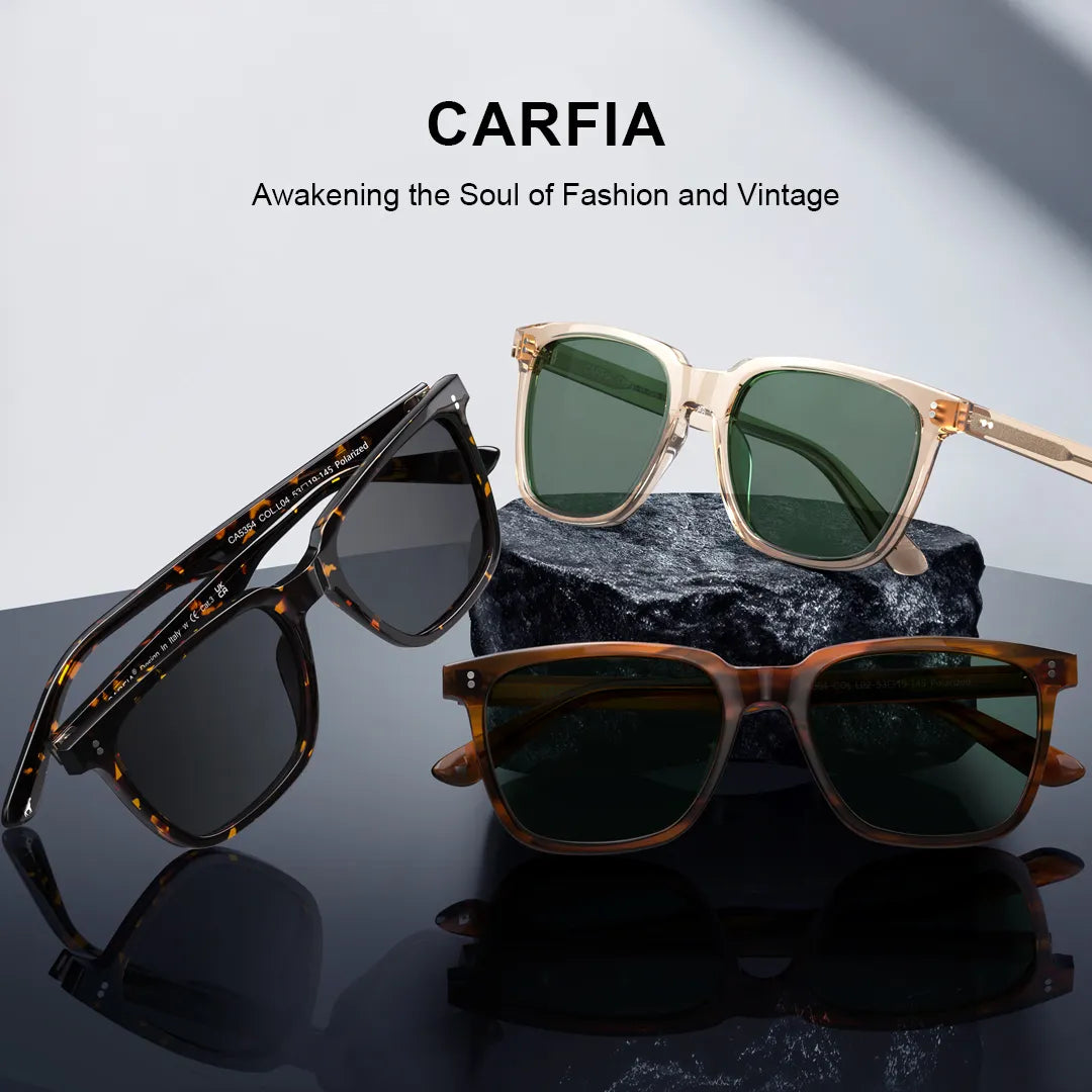 Sunglasses For Men CARFIA Vintage Men's Polarized Sunglasses