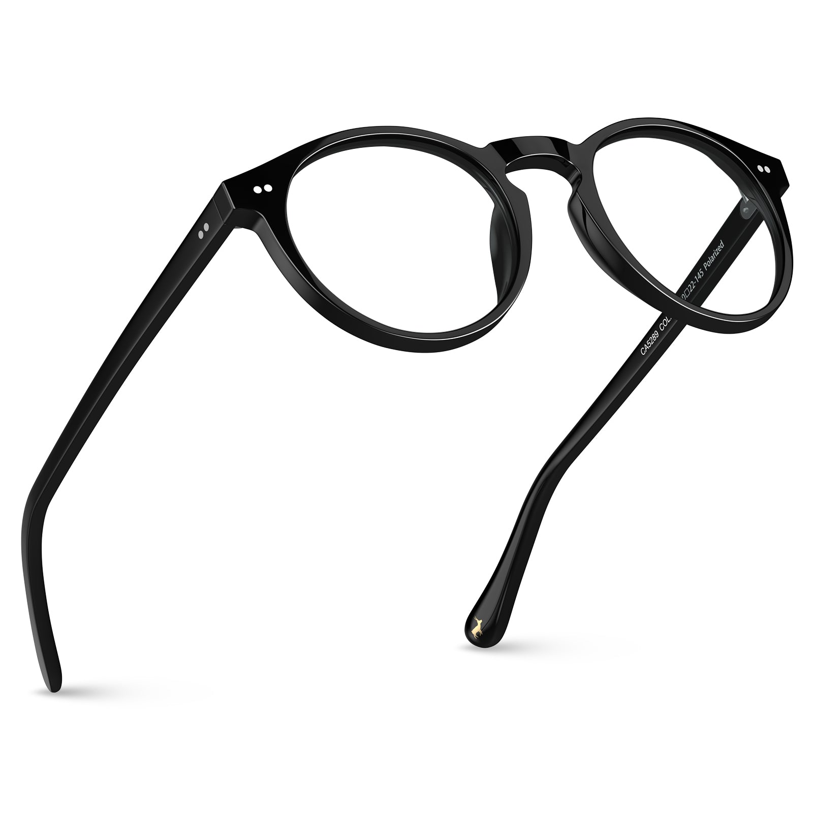 black-acetate-round-frame-eyeglasses-classic-and-distinct-two-silver-rivets-eyewear-fly
