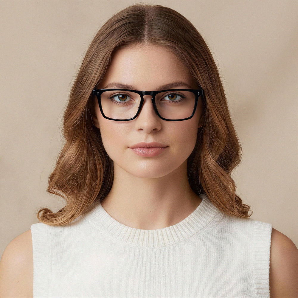 black-classic-acetate-frame-eyeglasses-perfect-for-men-and-women-model-female