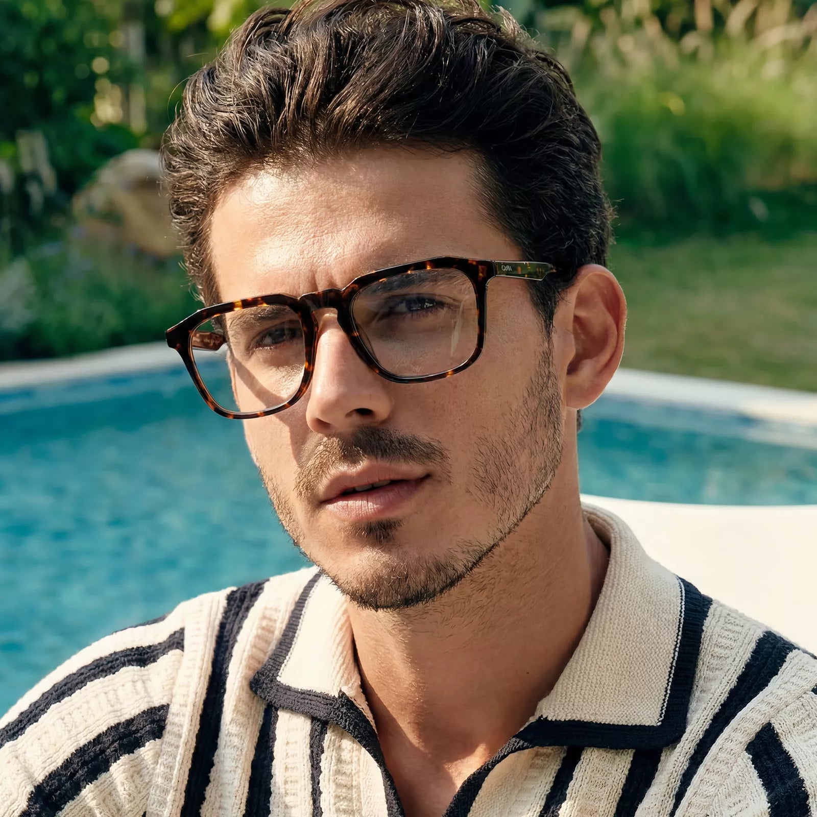 Tortoiseshell Italian Acetate Frames | CARFIA Prescription Eyeglasses fashion
