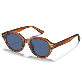 Carfia Aomst L06 men brown acetate prescription sunglasses, angle view