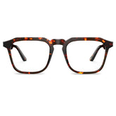 Carfia Albany CA5352-FC05 Tortoise Acetate Square Prescription Glasses Eyeglasses for Unisex, Front View