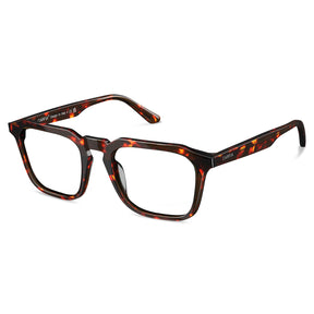 Carfia Albany CA5352-FC05 Tortoise Acetate Square Prescription Glasses Eyeglasses for Unisex, Side View