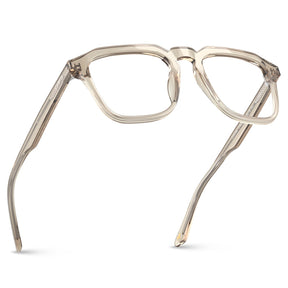 Carfia Albany CA5352-FC09 Gold Acetate Square Prescription Glasses Eyeglasses for Unisex, Angle View