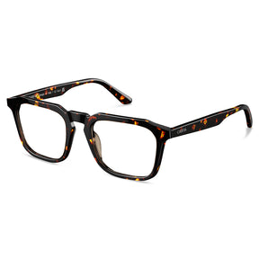 Carfia Albany CA5352-FC13 Tortoise Acetate Square Prescription Glasses Eyeglasses for Unisex, 45 Angle View