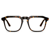 Carfia Albany CA5352-FC13 Tortoise Acetate Square Prescription Glasses Eyeglasses for Unisex, front View