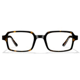 Carfia Amory CA7035-C2 Tortoise Acetate Rectangle Prescription Glasses Eyeglasses for Unisex, Front View