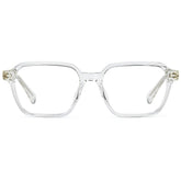 Carfia Aster CA7023-C2 Clear Acetate Square Clear Eyeglasses for Men, Front View