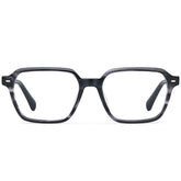 Carfia Aster CA7023-C3 Tortoise Acetate Square Clear Eyeglasses for Men, Front View
