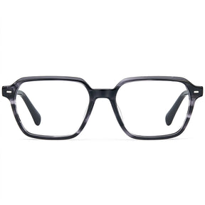 Carfia Aster CA7023-C3 Tortoise Acetate Square Clear Eyeglasses for Men, Front View