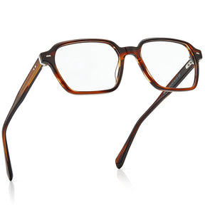 Carfia Aster CA7023-C4 Tortoise Acetate Square Clear Eyeglasses for Men, Angle View