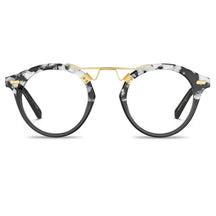Carfia Avonpak CA5395-FC14 Tortoise Acetate Round Prescription Glasses Eyeglasses for Unisex, Front View