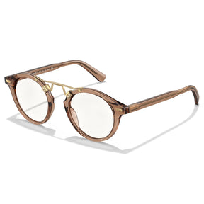 Carfia Avonpak CA5395-FC28 Tortoise Acetate Round Prescription Glasses Eyeglasses for Unisex, Angle View