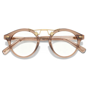 Carfia Avonpak CA5395-FC28 Tortoise Acetate Round Prescription Glasses Eyeglasses for Unisex, Detail View