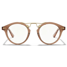 Carfia Avonpak CA5395-FC28 Tortoise Acetate Round Prescription Glasses Eyeglasses for Unisex, Front View