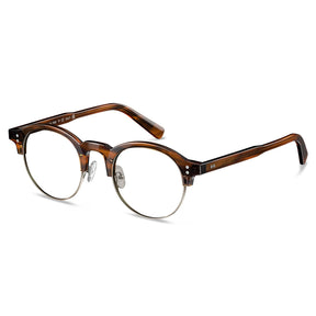Carfia Cathom CA1962-FC02 Tortoise Acetate Round Prescription Glasses Eyeglasses for Unisex, Angle View