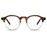 Carfia Cathom CA1962-FC04 Tortoise Acetate Round Prescription Glasses Eyeglasses for Unisex, Front View
