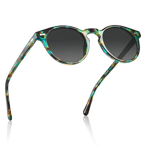 Carfia chicago-c15 women tortoise acetate prescription sunglasses, side view