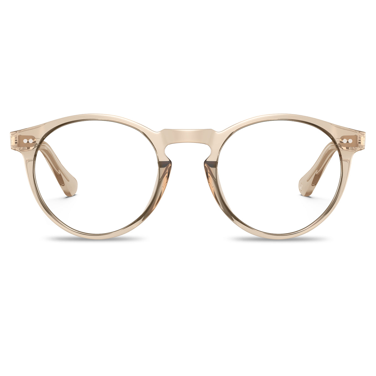 carfia-clear-light-coffee-polarized-eyeglasses-acetate-frame-front
