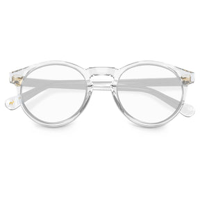 Carfia Concord CA5288-FL10 Clear Acetate Round Prescription Glasses Eyeglasses for Unisex, Detail View