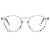 Carfia Concord CA5288-FL10 Clear Acetate Round Prescription Glasses Eyeglasses for Unisex, Front View