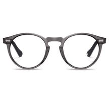 Carfia Concord CA5288FL18 Grey Acetate Round Prescription Glasses Eyeglasses for Men, Front View