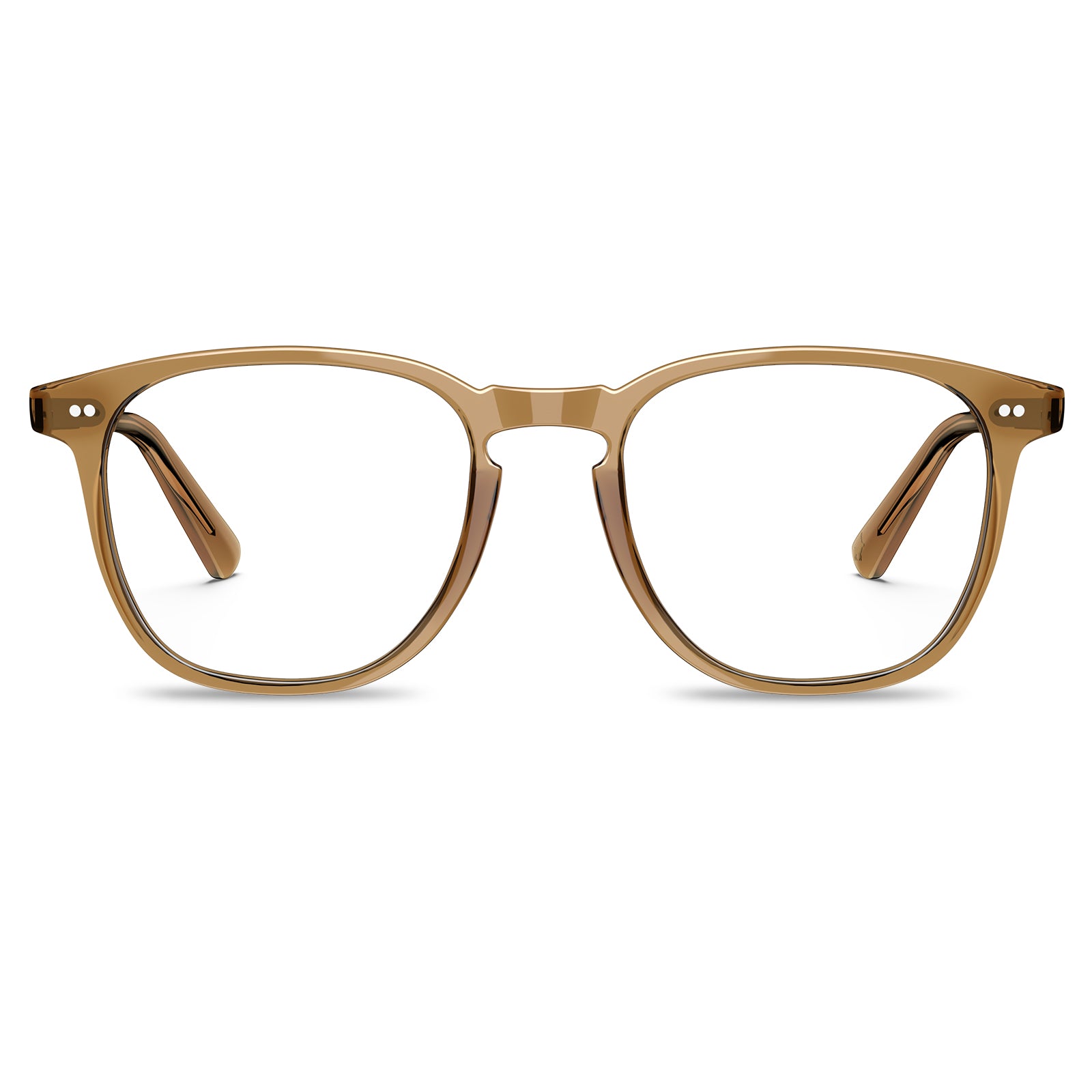 carfia-downey-ca5285-transparent-gold-eyeglasses-front