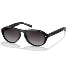 Carfia Drew CA5418-C01 Black Mixed Aviator Grey Polarized Sunglasses for Women, Three-Quarter View
