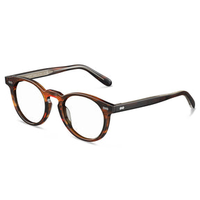 Carfia Dublin CA5506-FC02 Tortoise Acetate Round Prescription Glasses Eyeglasses for Unisex, Angle View