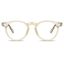 Carfia Dublin CA5506-FC05 Champagne Acetate Round Prescription Glasses Eyeglasses for Unisex, Front View