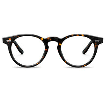 Carfia Dublin CA5506-FC14 Tortoise Acetate Round Prescription Glasses Eyeglasses for Unisex, Front View