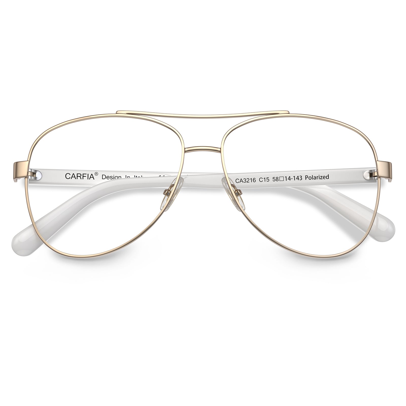carfia-gold-aviator-prescription-eyeglasses-white-shell-temples-metal-frame-optical-glasses-flod