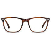 Carfia hemet fl02 unisex tortoise acetate prescription eyeglasses, front view