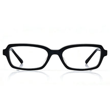 Carfia Leoon CA7033-C1 Black Acetate Rectangle Prescription Glasses Eyeglasses for Unisex, Front View